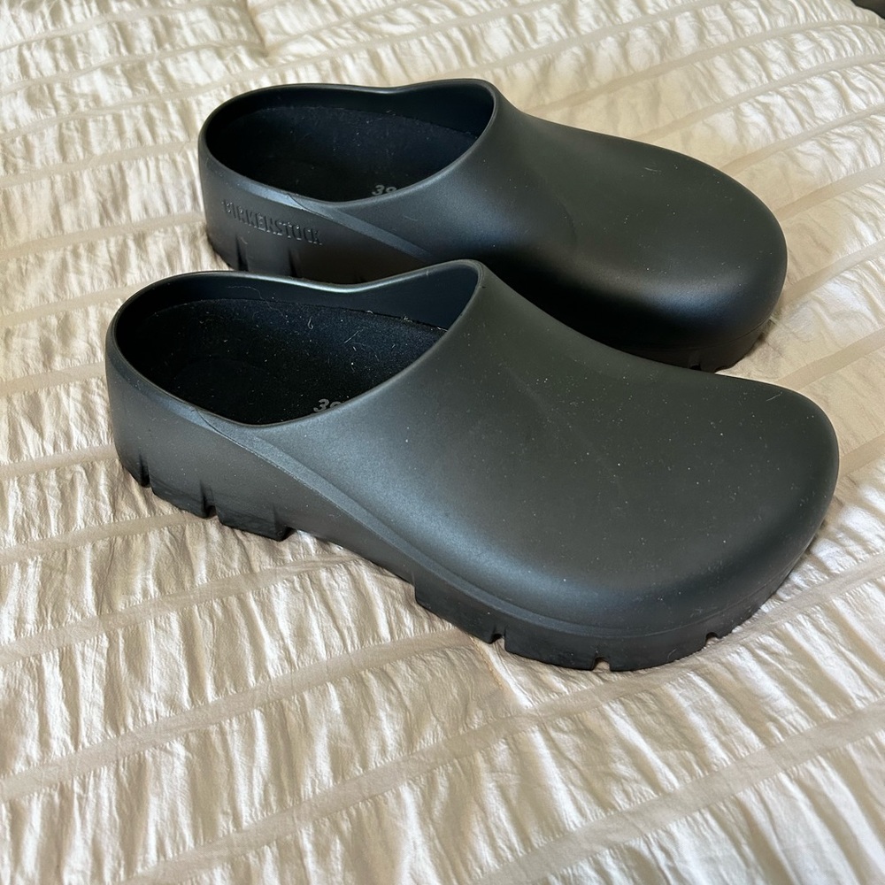 Birkenstock Black Mules Seamless Design